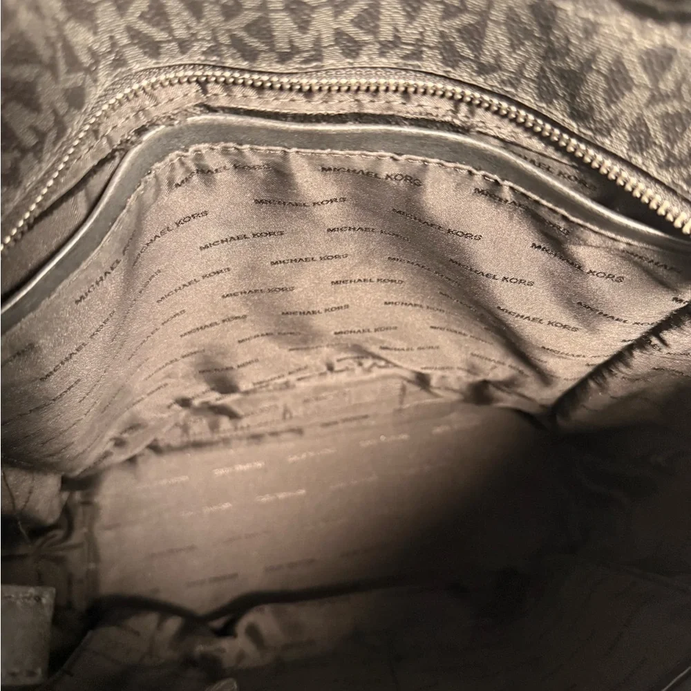 Michael Kors Gray Signature Tote - Picture 8 of 11